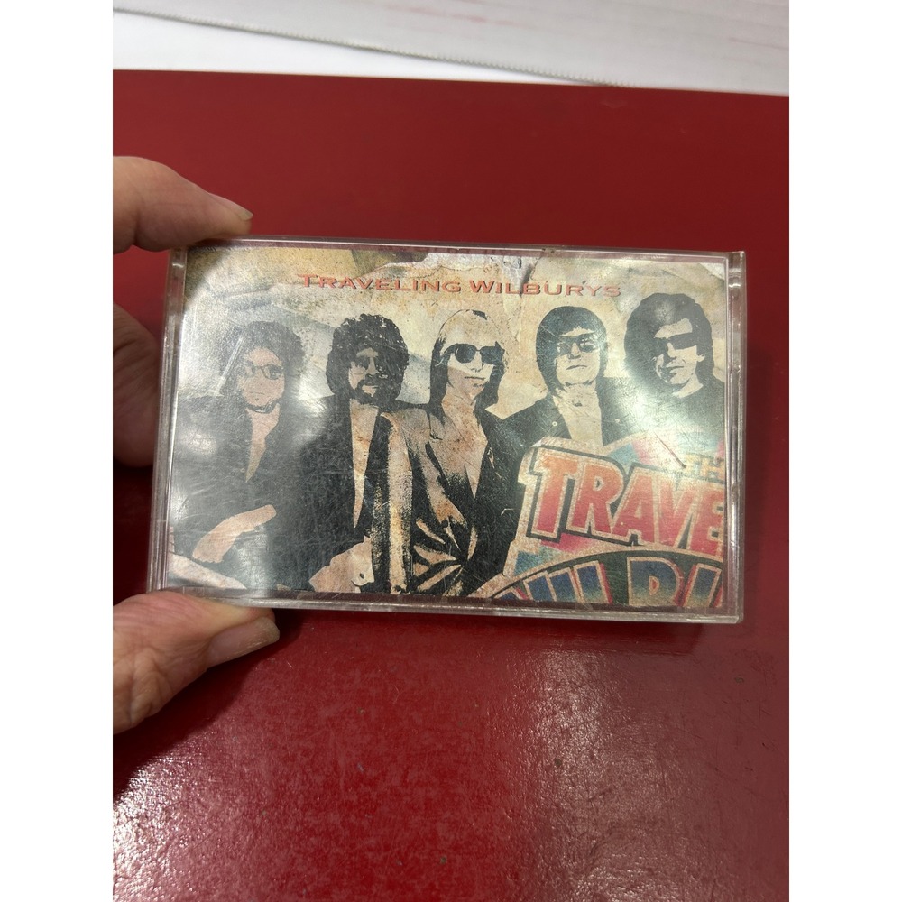 Traveling Wilburys Vol 1 Cassette Tape Clear 1988 Rock Vintage 80s Classic Rock
